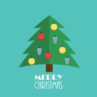 Abstract Christmas and New Year Background Vector Illustration N55