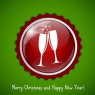 Abstract Christmas and New Year Background Vector Illustration N66