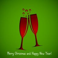 Abstract Christmas and New Year Background Vector Illustration N67