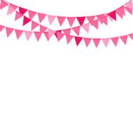 Party Background with Flags Vector Illustration N7