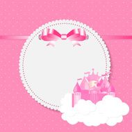 Little Princess Background Vector Illustration N8