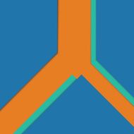 Material design vector background Modern creative wallpaper template Geometric layer