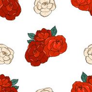 Seamless pattern with roses N77