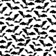 Halloween pattern with bats Seamless halloween background