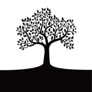 Black vector Tree N5