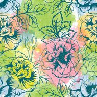 Floral vector pattern N12
