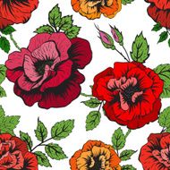 Floral vector pattern N13