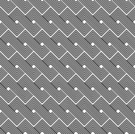 Black and white geometric seamless pattern N38