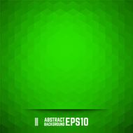 Green abstract cube background