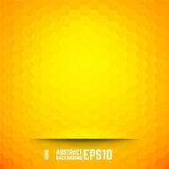 Yellow abstract hexagon background