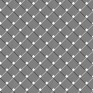 Black and white geometric seamless pattern N44