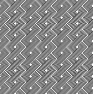 Black and white geometric seamless pattern N55