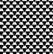 Black and white geometric seamless pattern N66
