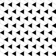 Black and white geometric seamless pattern N67