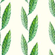 Vector illustration with tropical leaves N5