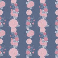 Seamless texture with asters N34