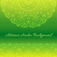 Abstract arabic background illustration
