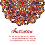 invitation mandala card4 N4