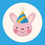 animal rabbit cartoon theme elements N4