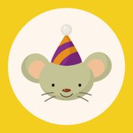 animal mouse cartoon theme elements N3