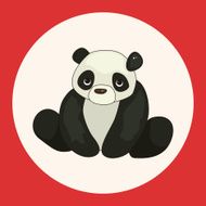 animal panda cartoon theme elements N4