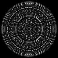 Silver mandala N8