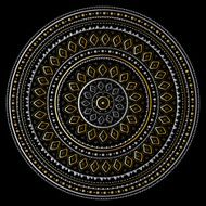 Gold mandala N4