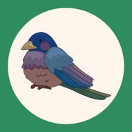 bird cartoon theme elements vector eps N4