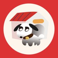pet dog theme elements