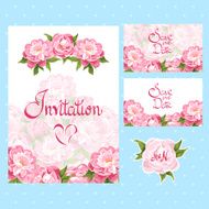 Set of Invitation Cards N2