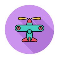 Airplane toy icon N5