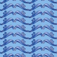 Blue floral background N5