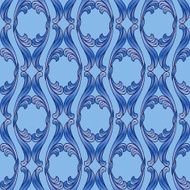 Blue floral background N6