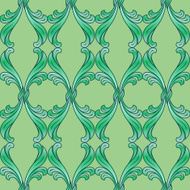 Green floral background N8