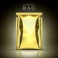 golden aluminum bag