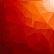Red Polygonal Mosaic Background