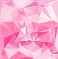 Pink White Polygonal Mosaic Background N3