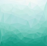 Blue White Polygonal Mosaic Background N16