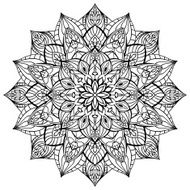 Geometric vector mandala