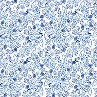 Floral watercolor pattern N5