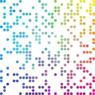 Colorful Random Dots Background Creative Design Templates