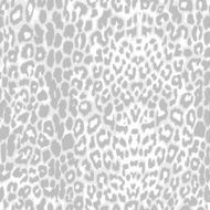 leopard print pattern gray scale vector