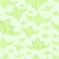 Seamless winged leaves