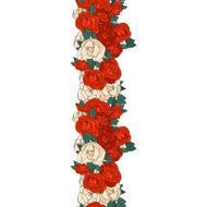 Seamless background with roses N5