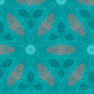 Abstract background ornament geometric vintage seamless N5