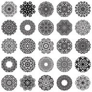 Set of Round Ornaments