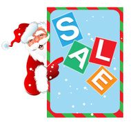 Santa Claus Sale Merry Christmas