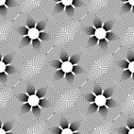 Black and white geometric seamless pattern N73