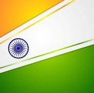 Corporate bright abstract background Indian colors N2