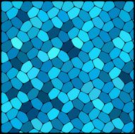 abstract background consisting of blue geometrical shapes